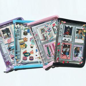6공 포카 바인더 다이어리 커버/글리터 A5 육공 지퍼