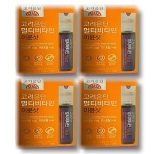 고려은단 멀티비타민 이뮨샷 6개입 4박스