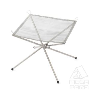 MEGAPARA 캠프파이어 메쉬 화로대 41cm 불화로 숫불구이판 접이식화로 캠핑감성용품