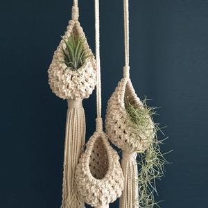 (무료배송) HAND MADE 둥지 화분걸이 행잉 마크라메 플랜테리어 빈