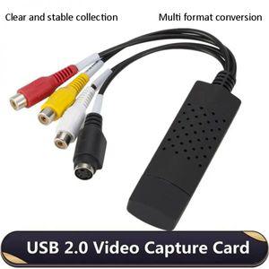 모니터연결케이블 연결선 USB 비디오 캡처 카드 Av 아날로그 Vhs 녹화 테이프 셋톱박스 DVD 고화질 원웨이