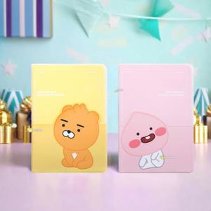카카오 리틀프렌즈 먼슬리 플래너 다이어리 라이언 어피치 만년 스케줄러 PVC커버 팬시