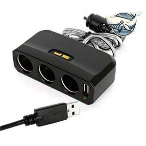 고품질 차량용 USB 멀티소켓 3구 고속충전기 자동차 (WFHKOFW)