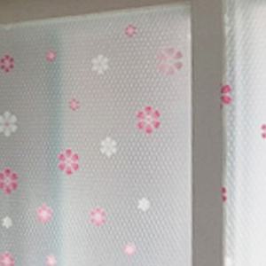 4중 단열 뽁뽁이 에어캡 창문 유리창 베란다 버블랩 물뿌려 붙이는 100CM X 2.5M 분홍 꽃 무늬