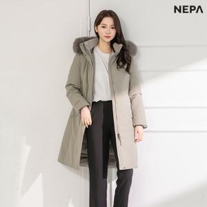 [롯데백화점]네파 여성 역시즌 안유진 아르테 고어텍스 롱 구스코트 다운 (+내피다운) 7K82074