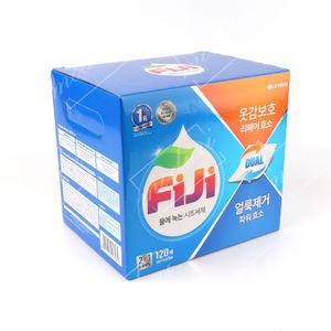 피지 시트형 세탁세제 120매 일반드럼겸용 빨래형 기형 일반기 얼룩제거 의류 물에녹는