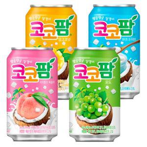 해태 코코팜 요구르트.복숭아.포도.망고코넛 340mlx24캔과일주스 쥬스 음료수 과즙 맛있는