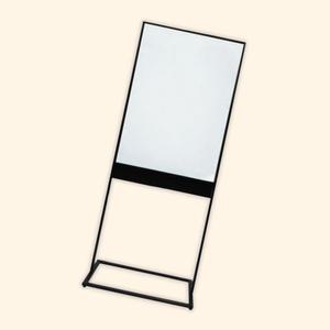 A1 철제배너 철재 입간판 양면형 스틸 메뉴판 60 45 150cm