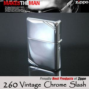 ZIPPO 260 VINTAGE 지포 빈티지 유광 크롬 오일 라이터 선물 USA 베이직 파이어 생일 불 캠핑 여행 한강사