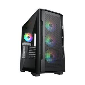 [에스투씨엔아이]COUGAR UNIFACE RGB 블랙 (미들타워)