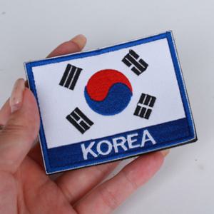 태극마크 태극기패치 벨크로 찍찍이와펜 국기마크 태극기약장