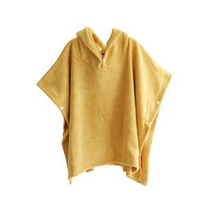 맘스네이처 밤부 아기 판초 목욕가운, 머스타드, S