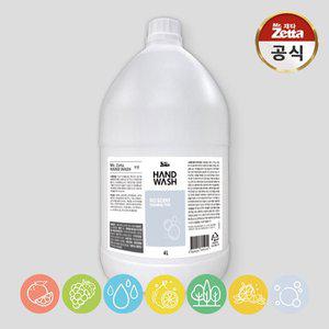 [기타]미스터제타 포밍 핸드워시 손세정제 대용량 4L 리필 7가지향 선택