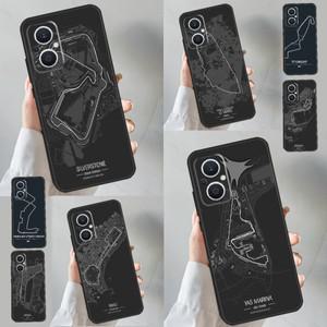 포뮬러 1 레이싱 회로 케이스 OPPO Reno 8T 4Z 5Z 11F 8 10 Pro 5 6 7 Lite Find X6 X2 X3 X5 커버