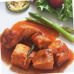 더 맛있는 큐브 닭가슴살 100g 매콤어니언 10팩