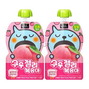 미닛메이드 쿠우젤리 복숭아 130mlx30개/1BOX