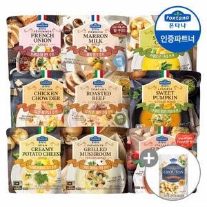 [G]폰타나 전자레인지용 수프 180g 5+5개 +크루통1개