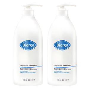 바이오가 두피 글라이신 샴푸 두피건강 대용량 아미노산 글라이신 단백질 1000ml X 2개