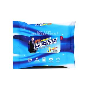 동성만능크리너 30매 리필(스티커형) 200X200mm/청소/물티슈/청소용/세정/티슈/얼룩/제거/기름때/클리너