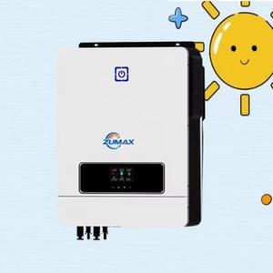 ZUMAX 하이브리드 태양광 인버터, 그리드 오프 그리드, 순수 사인파 인버터, 내장 듀얼 160A MPPT 충전, 10