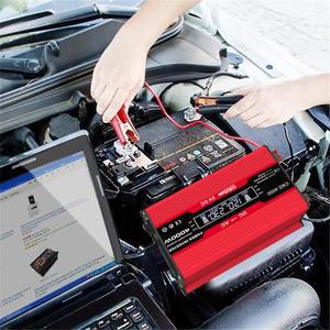 듀얼 USB 차량용 충전 인버터, 순수 사인파 태양광 패널, 4000W, DC 12V-AC 110V, 220V