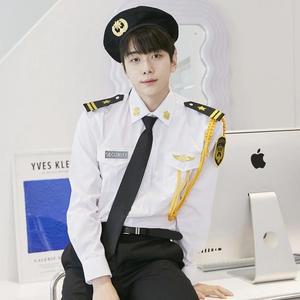 [JHORS120_51]교복몰 코스프레의상샵 경비복 상하의 코스프