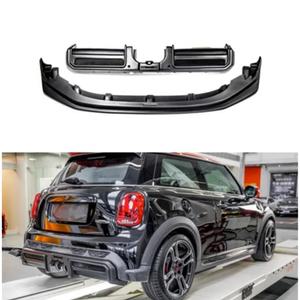 BMW 미니쿠퍼 F56 JCW 22-24 ABS 매트블랙 범퍼 프론트립 리어트렁크 디퓨저