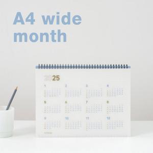 [BZJLOQ3H_51CK]세컨 플래너 A4 와이드 월간 2025년