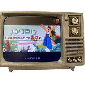 레트로 tv 송출 세트 티비 카메라 옛날 아날로그 소품 불가 촬영 레트로티비 재생 카페