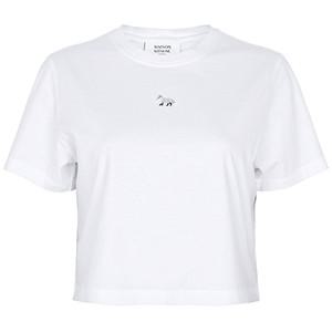 메종키츠네 25SS 화이트 베이비 폭스 패치 티셔츠 OW00104KJ0008 P100