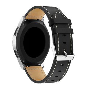 삼성 갤럭시 시계 46mm SM-R800 스마트 시계 밴드 팔찌에 대한 정품 밴드 교체 클래식 가죽 손목 스트랩