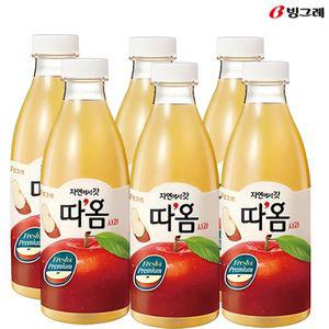 빙그레 따옴 사과 주스 730ml(6입) 냉장주스