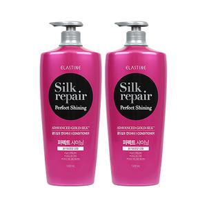 [대용량/윤기코팅]엘라스틴 실크리페어 골드실크 오리지널 컨디셔너 1200ml 2개