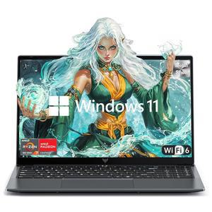MALLRACE 게이밍 노트북 AMD Ryzen 7 5825U 프로세서(8C/16T 4.5Hz) 16GB DDR4 512GB M.2 2280 NVMe SSD 고