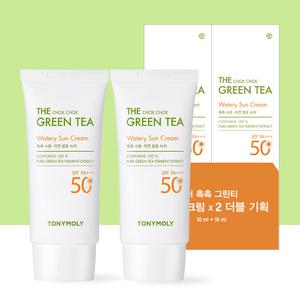 [2pack] 더 촉촉 그린티 수분 선크림 50 ml