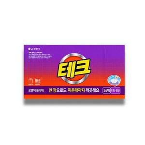 테크 간편시트 로맨틱플라워 36매 X 1개