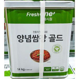 프레시원 양념쌈장 골드 14kg 대용량 업소 식당