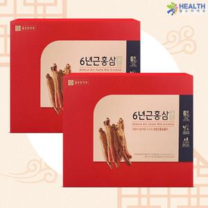 종근당건강 6년근 홍삼골드 80ml x 60포 (2박스) 선물세트 명절 부모님 홍삼엑기스 H