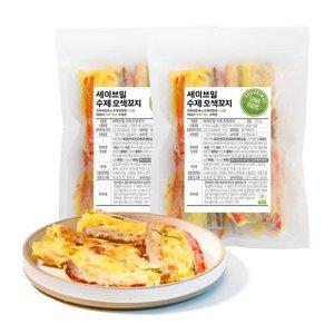 [세이브밀]김천할매 수제전2팩 (육전/깻잎/동태/동그랑땡/꼬지)