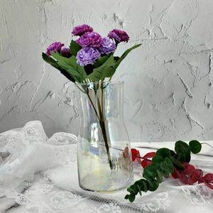 [기타]꽃병 유리꽃병 오브제 유리화병 인테리어 홀로 오로라