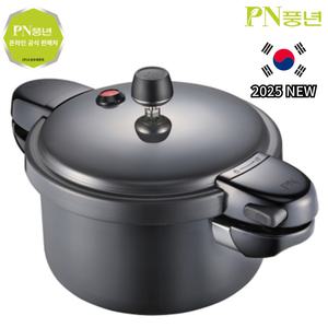 PN풍년 2025 NEW 국산 블랙펄 메가 가정용 압력솥 찜기 밥솥 2인용 6인용 8인용 10인용