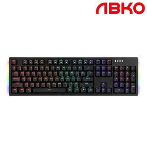 앱코 K515 측면RGB 게이밍 기계식 키보드 블랙 청축