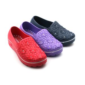 큐빅 포인트 젤리슈즈 말랑말랑 PVC 아쿠아샌들 다용도 주방화 - JH-4757슈즈