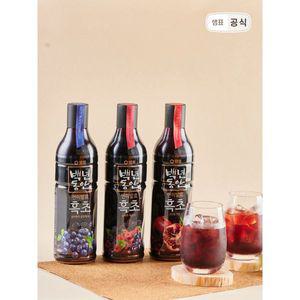 [하프클럽/샘표]백년동안 흑초 900ml x 3병 /산머루복분자 산수유석류 블랙블루베리