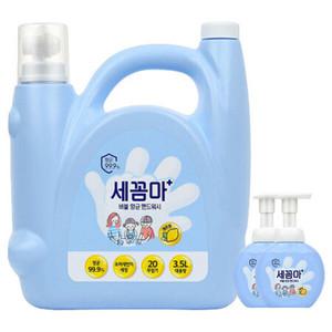 세꼼마 핸드워시 3.5L 레몬향+증정)레몬향 공병250ml 2개