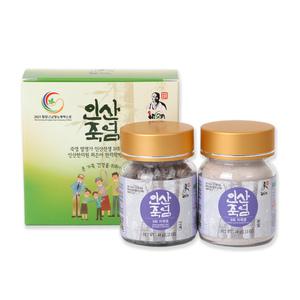인산죽염 9회 자죽염 고체분말 소형 선물세트 [60g 2개]