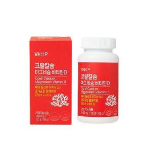 [비타민하우스] 코랄칼슘 마그네슘 비타민D(1400mg x 120정 2개월분)