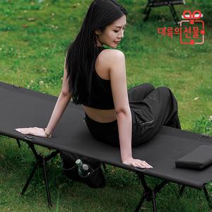 블랙독 7075 야전침대 초경량 접이식 휴대용 야외 캠핑 높이조절 침대 베개 탈부착 CBD2450WS016
