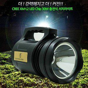 [셀러허브 1][HYIJUOIL_4B]30W LED 충전식 서치라이트 Bb 손전등