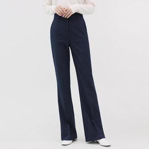여자 FW 세미정장 슬림부츠컷 단가라 슬랙스_3